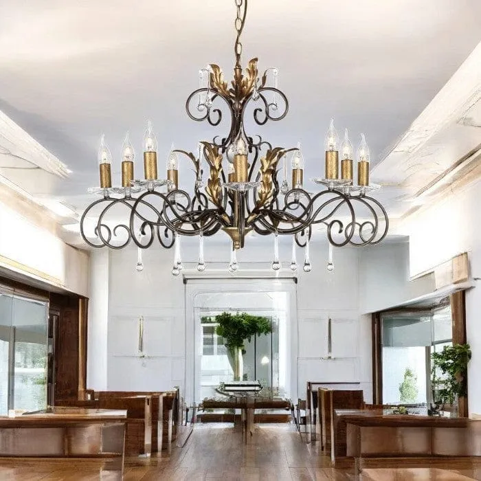 Lustre vintage chandelier Salon