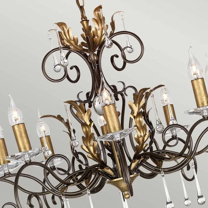 Lustre vintage chandelier Salon