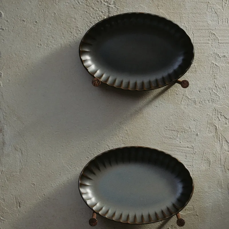 Serax Inku Oval Serving Bowl