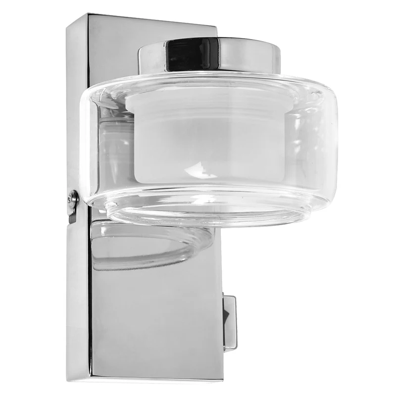 LEDVANCE ORBIS Applique Murale Salle de Bain Flamme 5,5W Click CCT IP44 Chrome