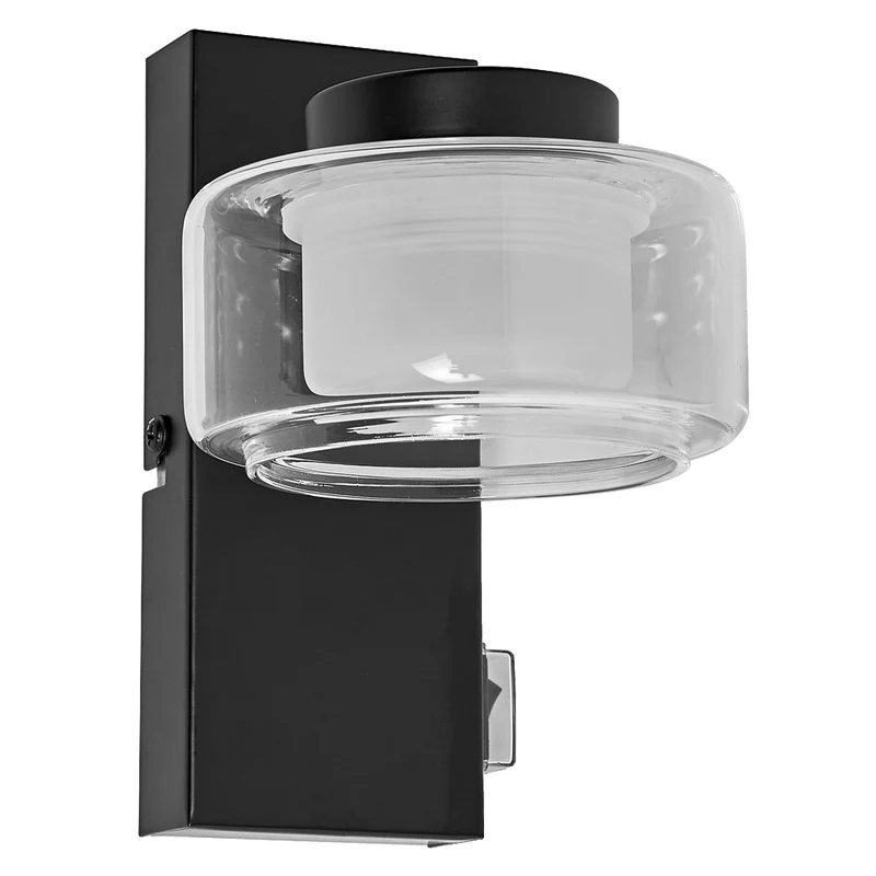 LEDVANCE ORBIS Flame applique salle de bain 5,5W Click CCT IP44 noir