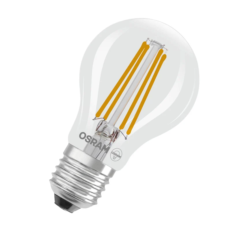 OSRAM Classe Énergie Ampoule LED, 2.2W, 470lm, Claire, E27, Blanc chaud