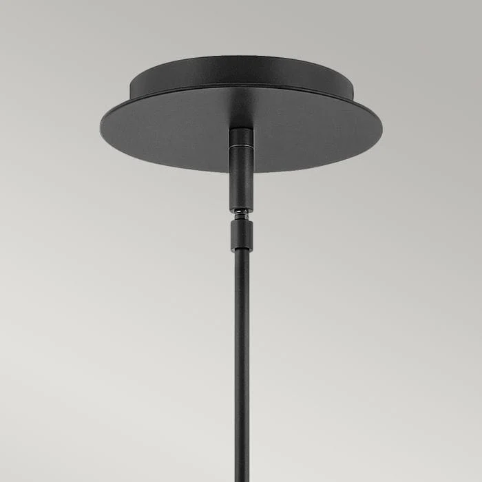 Fil suspension luminaire LED noir Chambre