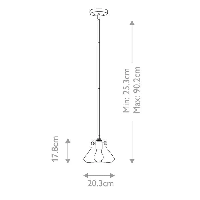 Lampe suspension de Chambre en Verre