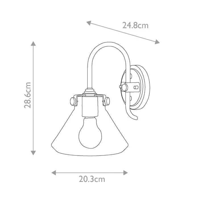 Luminaire a accrocher au mur Chambre