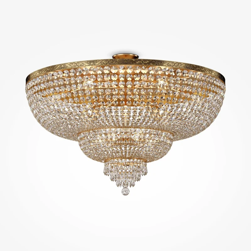 Lustre Plafonnier Doré