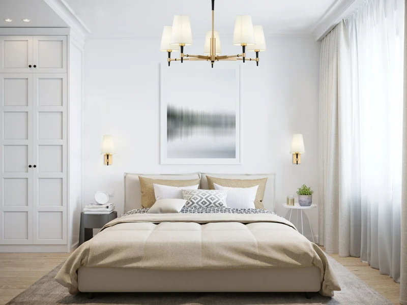 Lustre En Laiton Vintage