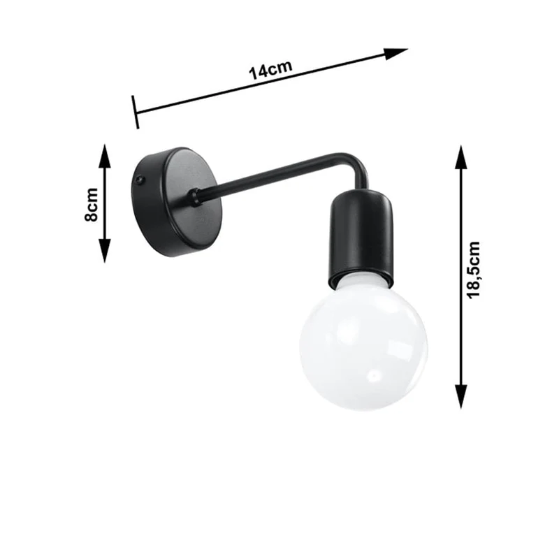 Applique Murale Led Noir