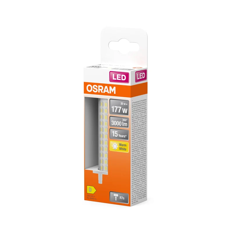 OSRAM LED Line Lampe claire, 20 W, 3000 lm, douille R7s, blanc chaud