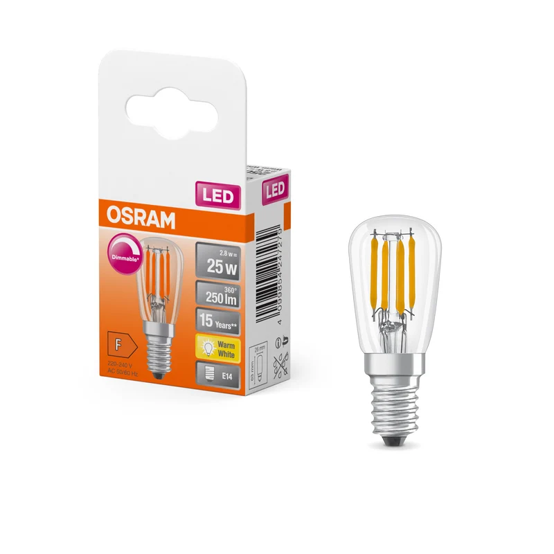 OSRAM LED Spéciale Lampe Claire, 2.8W, 250lm, E14, Blanc chaud