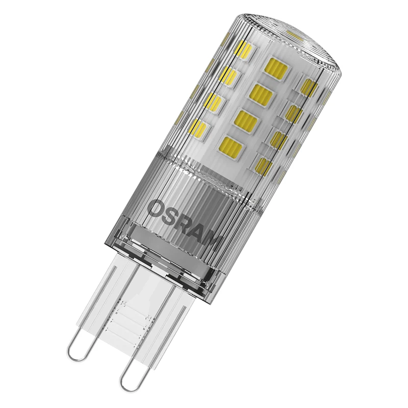 OSRAM LED- Lampe à douille à broche PIN claire, 4.4W, 600lm, G9, 18 mm, blanc chaud