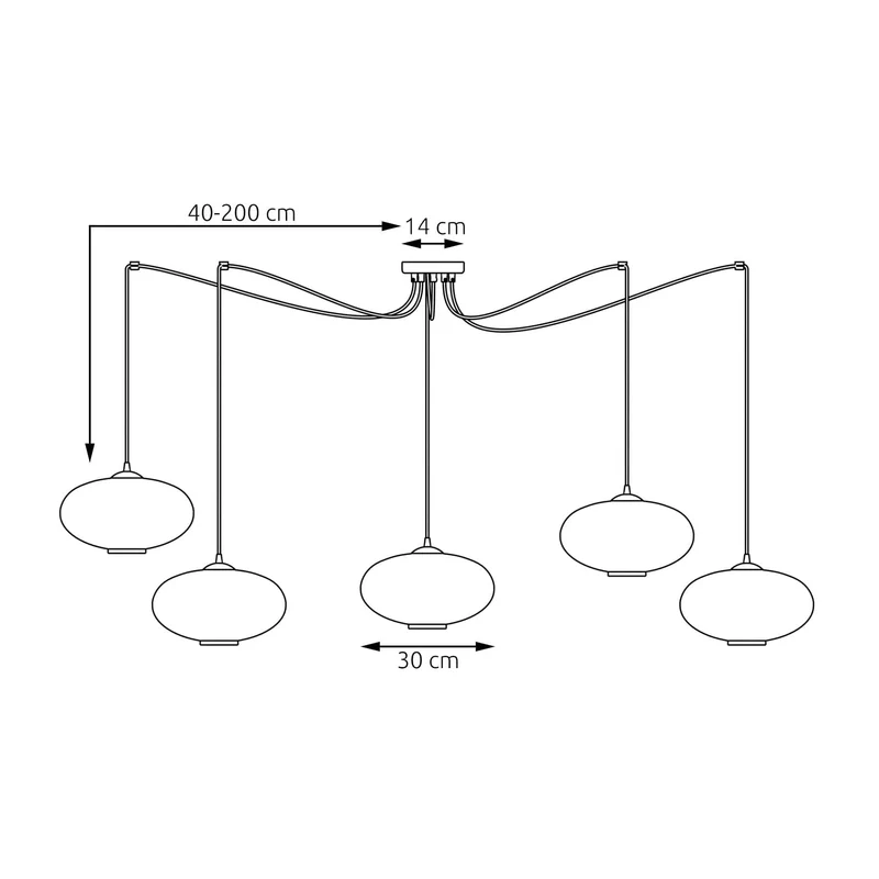 Grand Luminaire qui pend Salon blanc