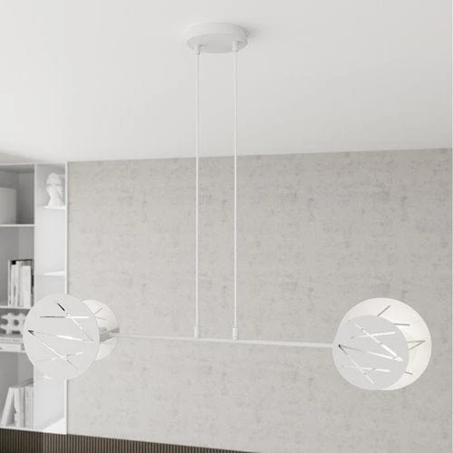 Lustre blanc moderne Salon