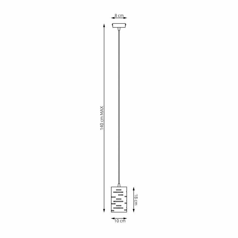 Suspension moderne noire pour bar Cuisine