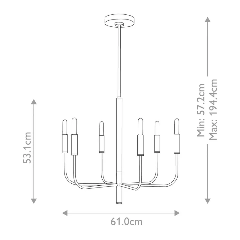 Lustres argenté pour table de Cuisine