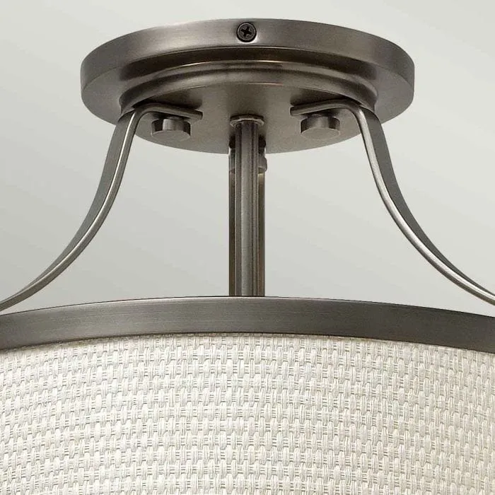 Lampe plafond blanc industriel pour Bureau