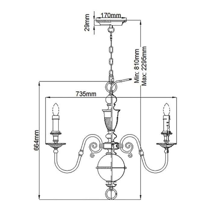 Lustre Or Chateau