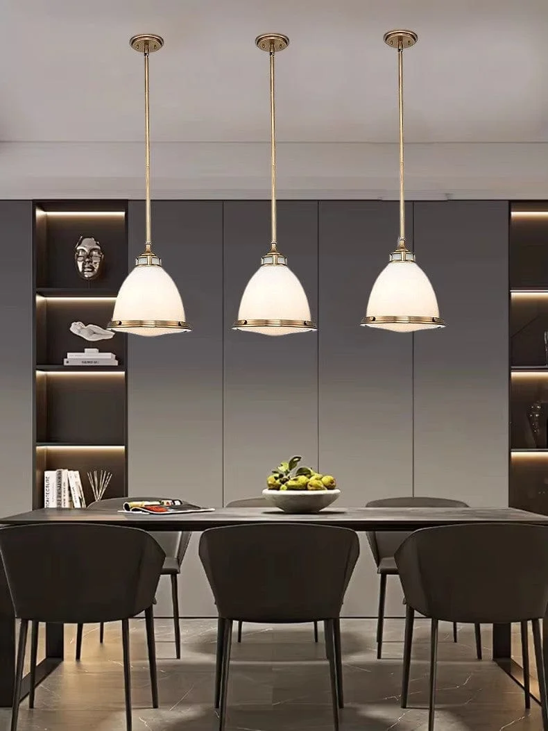 Lampe Suspension Bar Bronze Rétro pour Salon