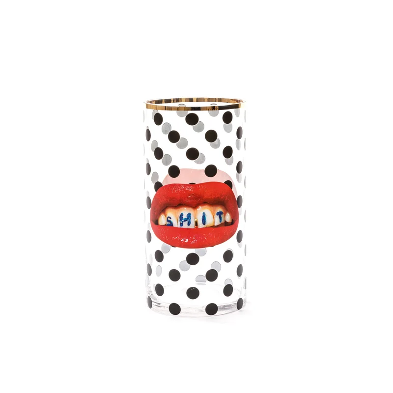 Seletti Toiletpaper Round Glass Vase 30 cm