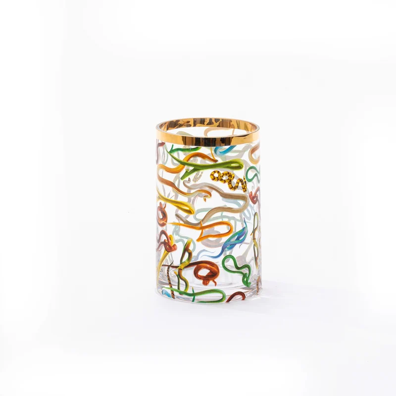 Seletti Toiletpaper Round Glass Vase 14 cm