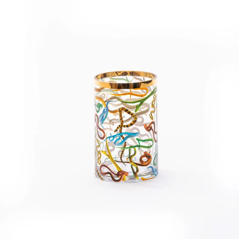Seletti Toiletpaper Round Glass Vase 14 cm
