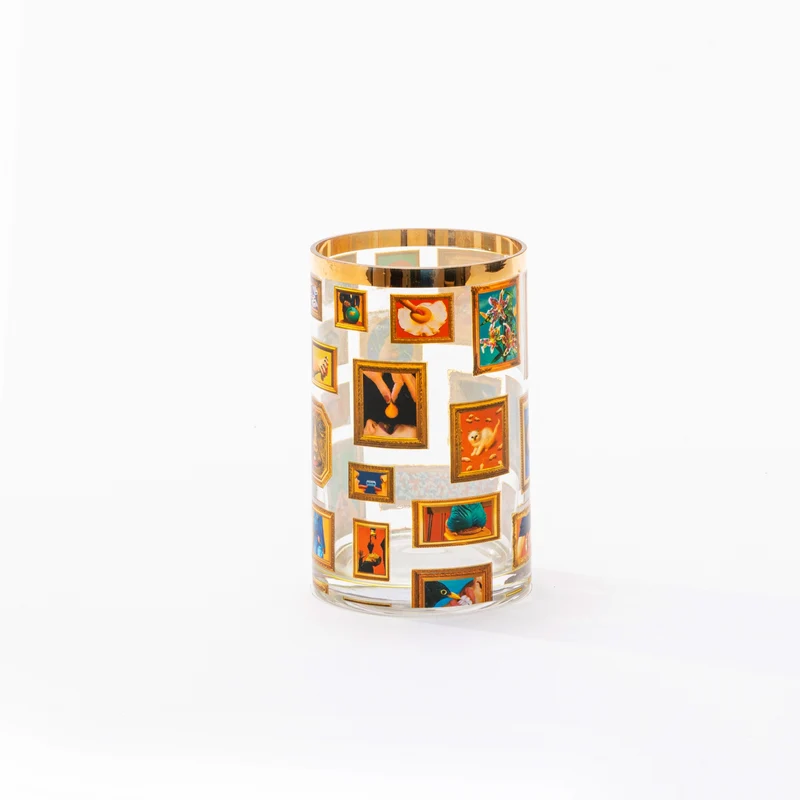 Seletti Toiletpaper Round Glass Vase 14 cm