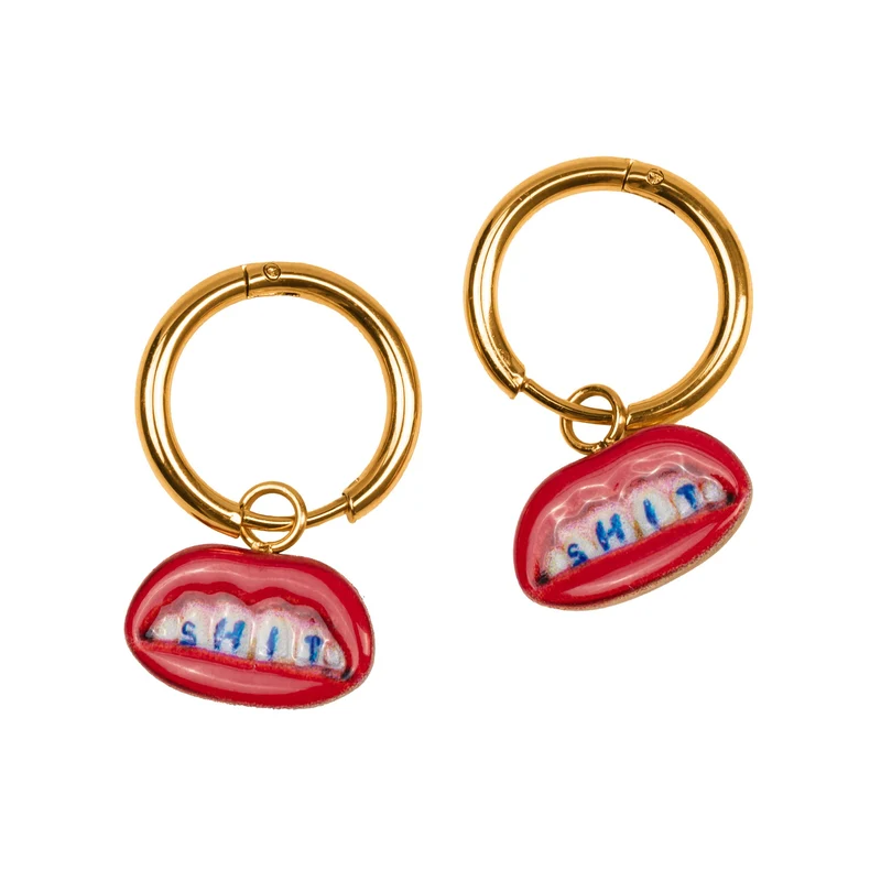 Seletti Toiletpaper Pendant Earrings