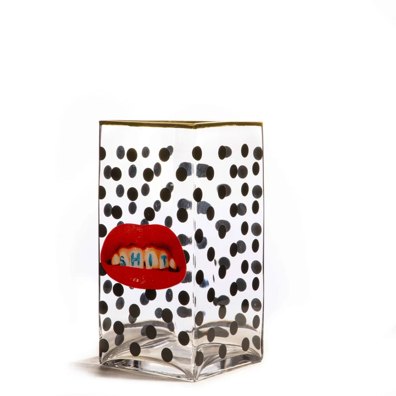 Seletti Toiletpaper Glass Vase 30 cm