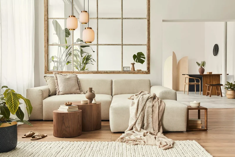 Lampe de table blanc lanterne pour Salon