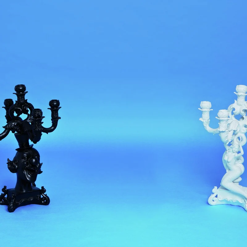 Seletti Burlesque The No Evil Monkeys Candelabra