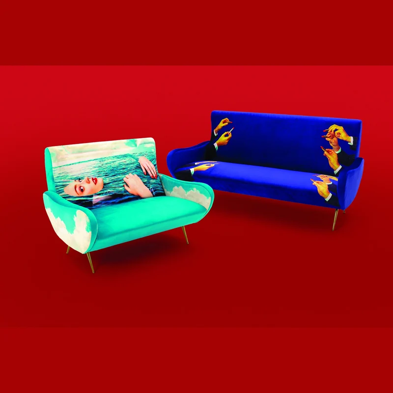 Seletti Toiletpaper Three Seater Sofa
