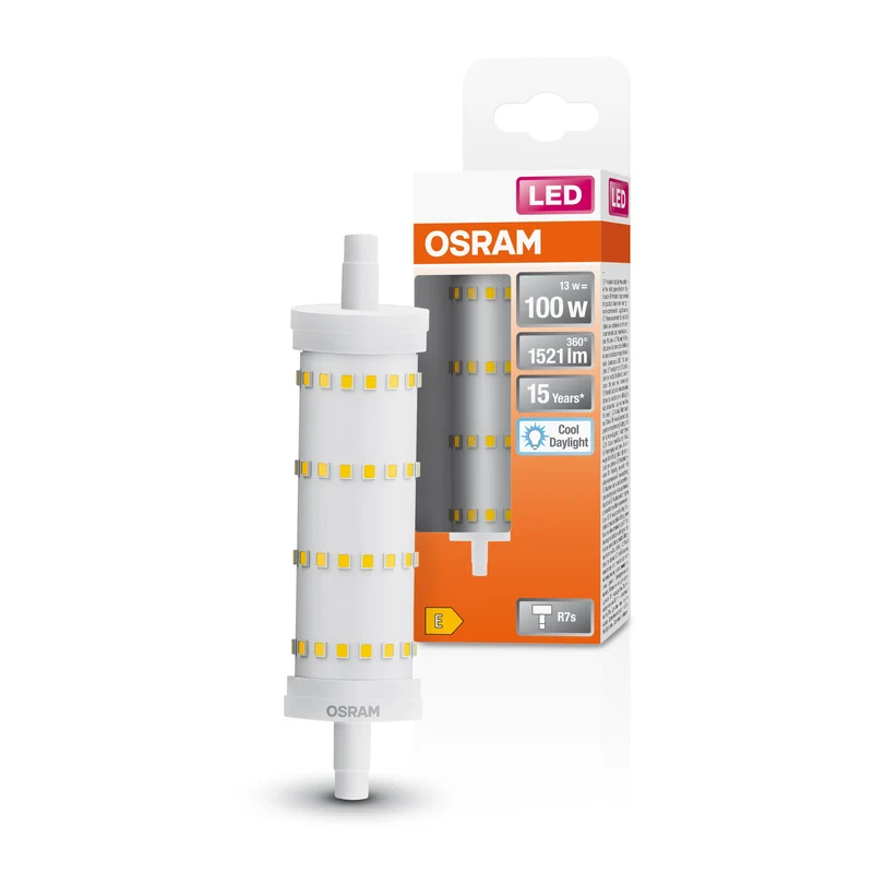 OSRAM LED Line Lampe, 13W, 1521lm, R7s, 6500K, lumière du jour froide
