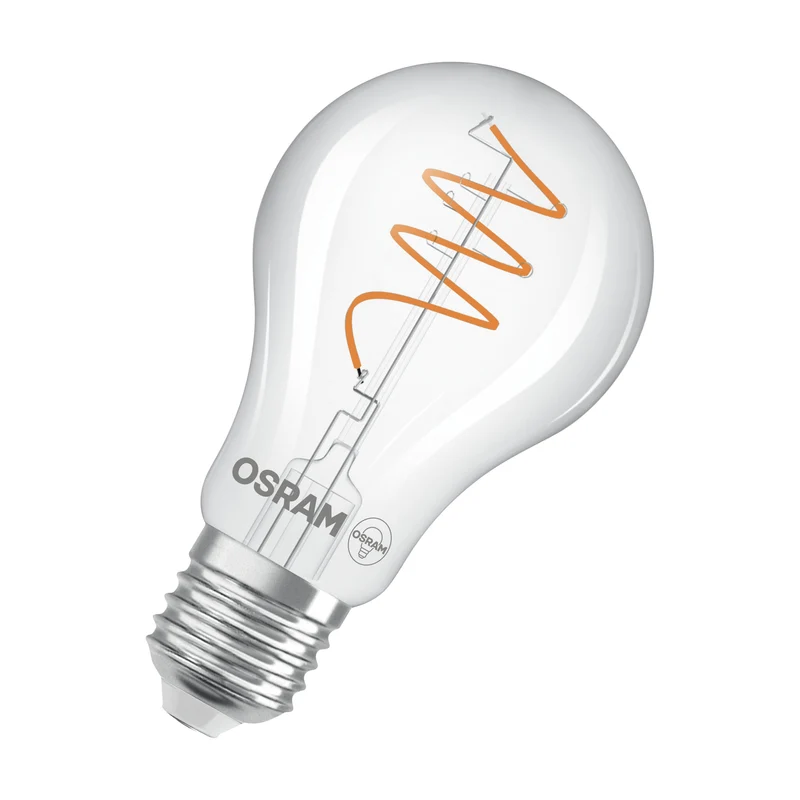 OSRAM Vintage 1906 Classique LED-Lampe Clair, 3.4W, 470lm, E27, Blanc chaud