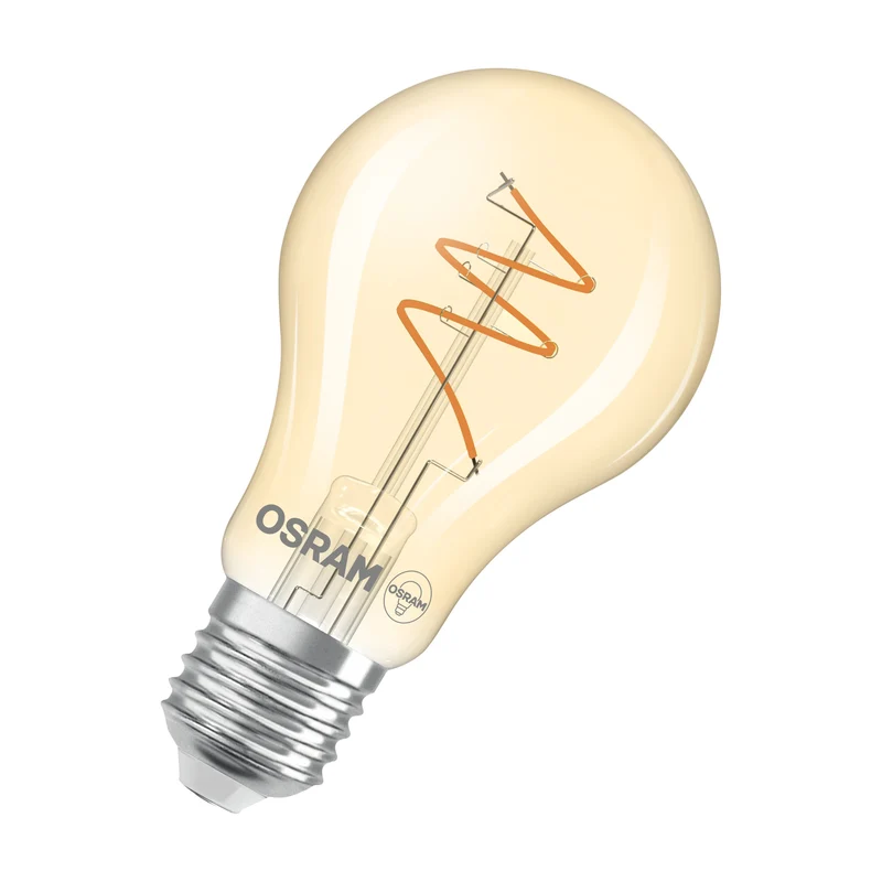 OSRAM Vintage 1906 Classique LED-Lampe Or, 4.9W, 470lm, 60mm, Blanc chaud, E27