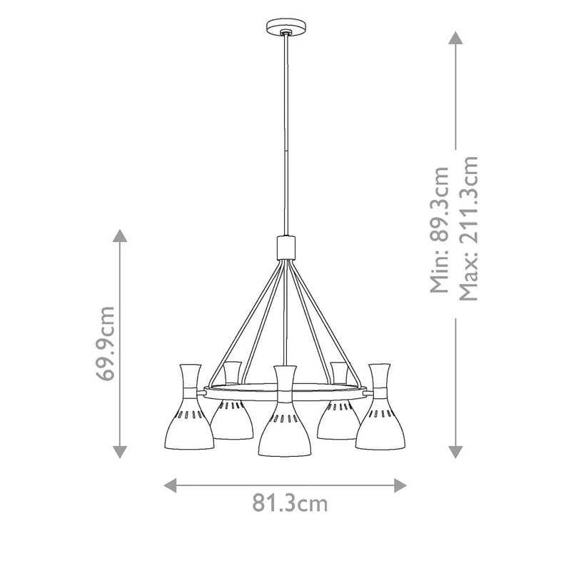 Lustre blanc pour îlot de Cuisine
