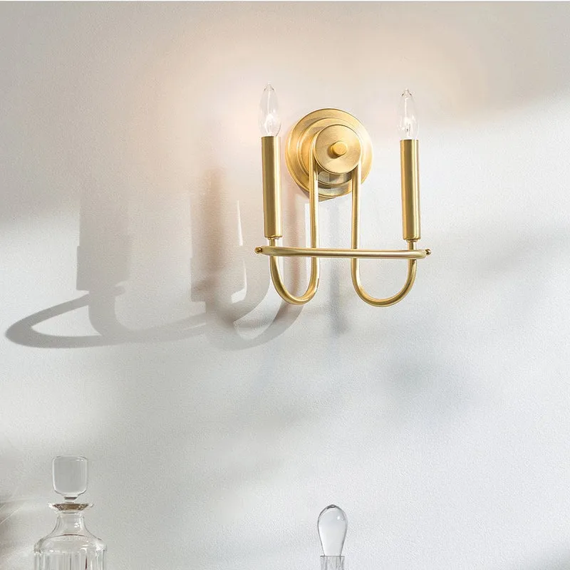 Applique murale Doree Double Chandelier