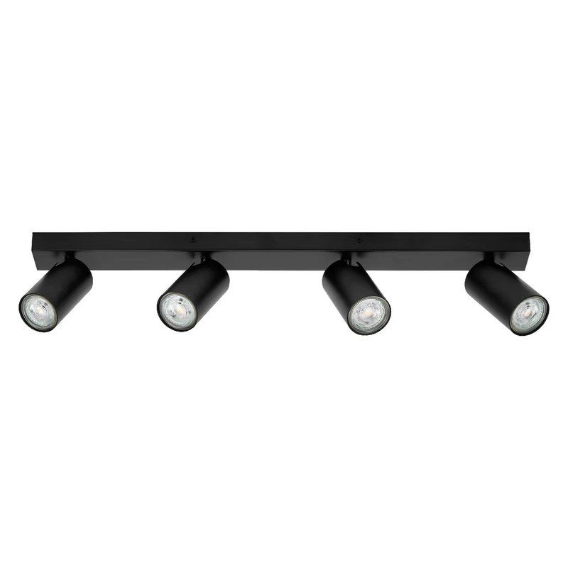 LEDVANCE LED SPOT OCTAGON Plafonnier 4 x 3,4W, GU10, 920lm, noir
