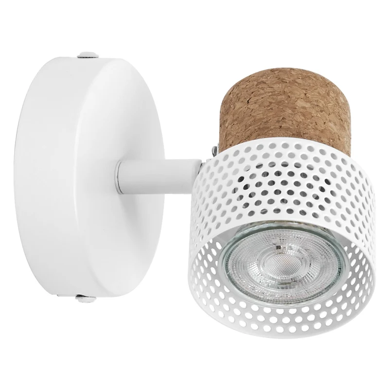 LEDVANCE SPOT DÉCOR CORK Plafonnier, 1 x 3,4W, 230lm, blanc