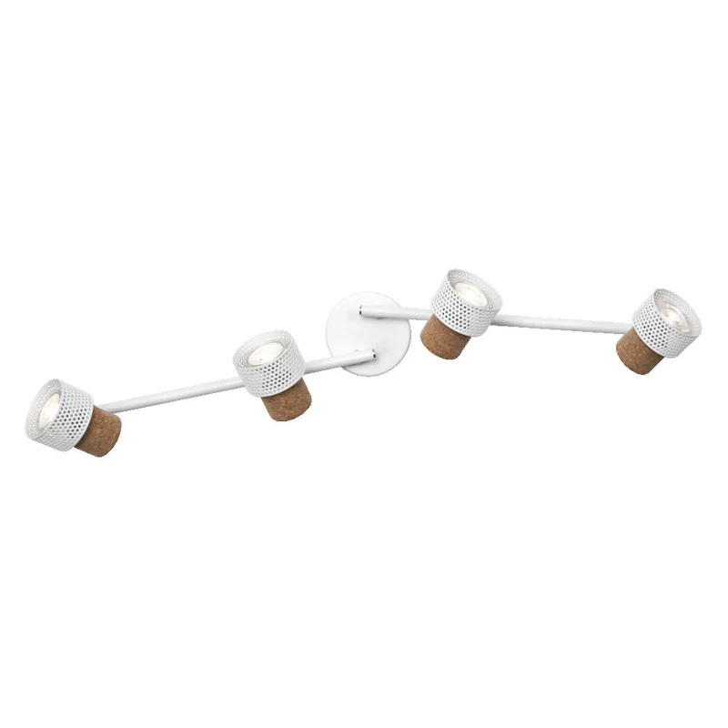 LEDVANCE SPOT DÉCOR CORK Plafonnier, 4 x 3,4W, 920lm, blanc