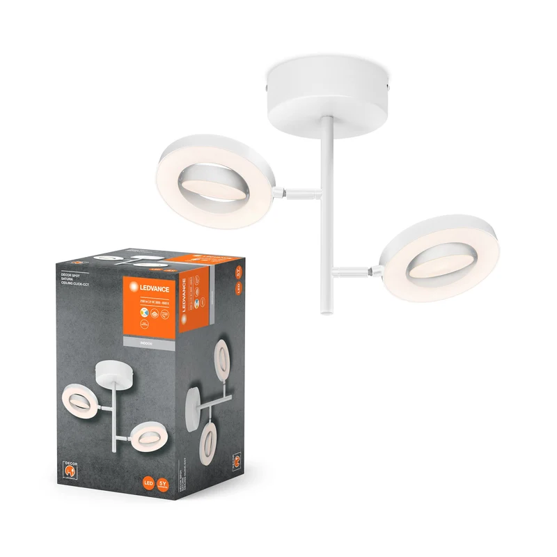 LEDVANCE DECOR SPOT SATURN Plafonnier, 21W, 635lm, blanc