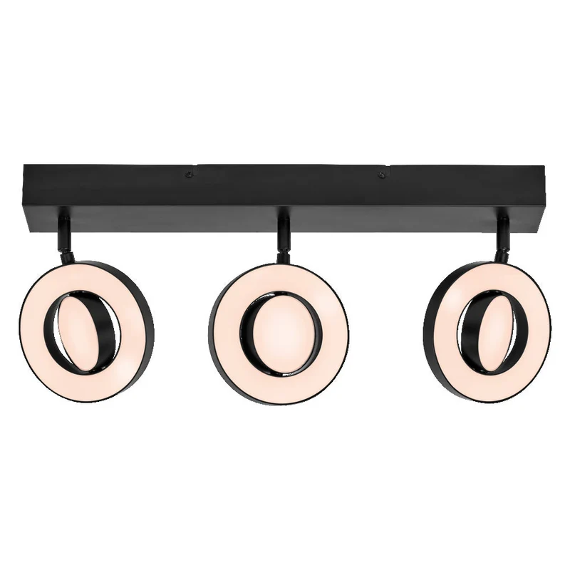 LEDVANCE DECOR SPOT SATURN Plafonnier, 29W, 690lm, noir
