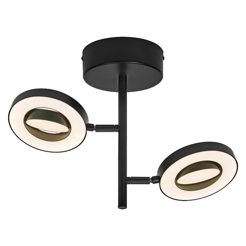 LEDVANCE DECOR SPOT SATURN Plafonnier, 21W, 465lm, noir