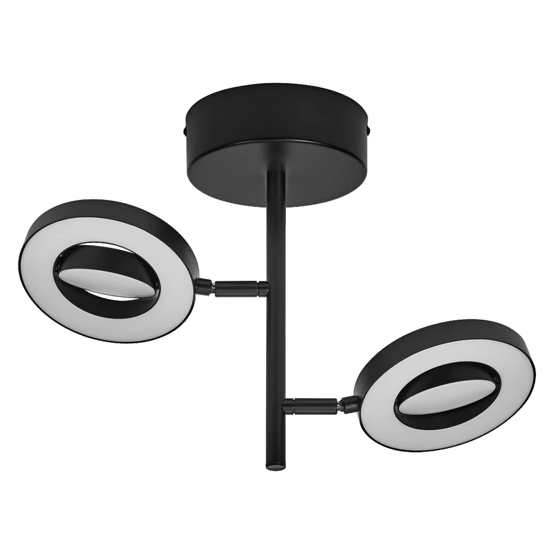 LEDVANCE DECOR SPOT SATURN Plafonnier, 21W, 465lm, noir