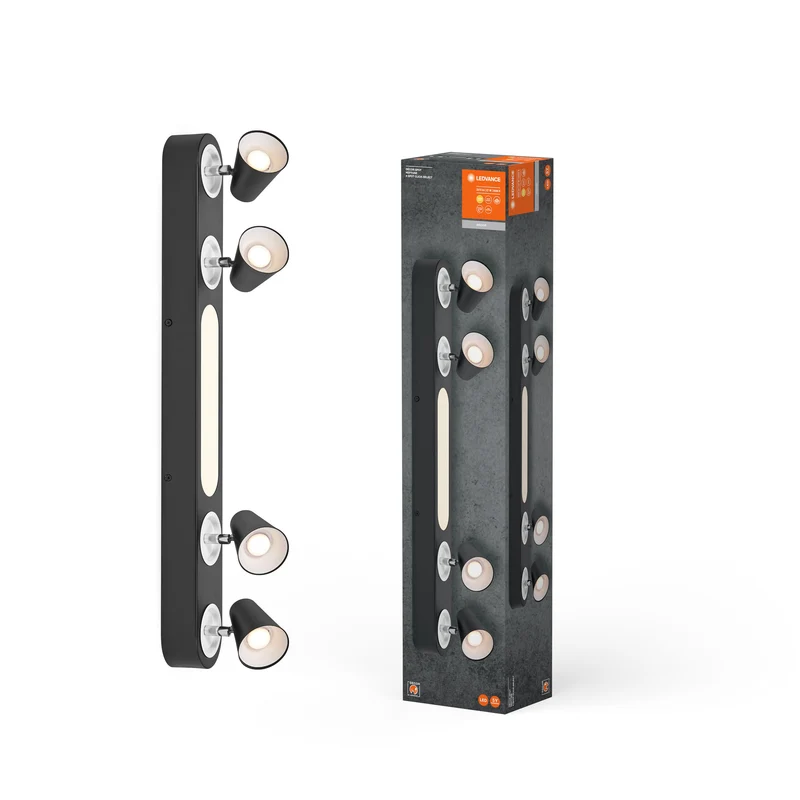 LEDVANCE SPOT DÉCOR NEPTUNE Plafonnier, 27W, 1.280lm, noir
