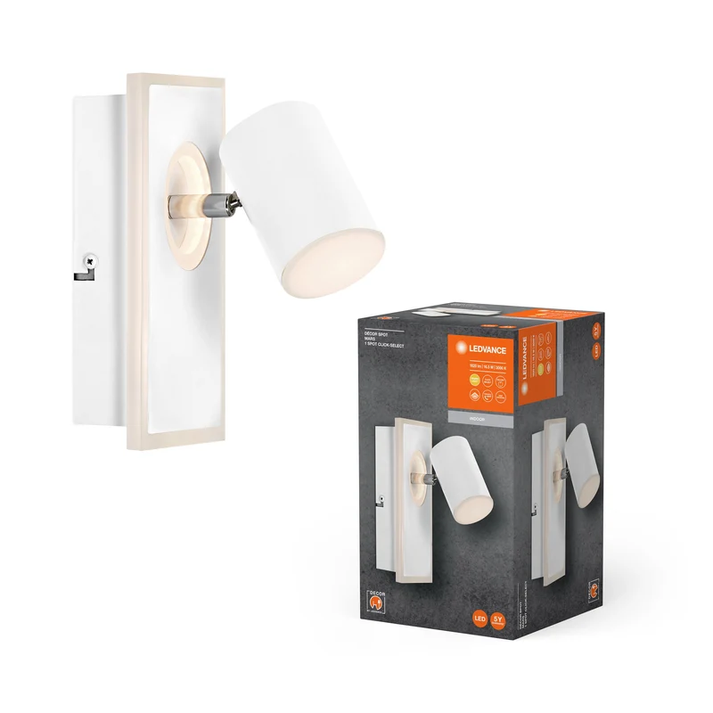 LEDVANCE SPOT DÉCOR MARS Applique murale, 16,5W, 875lm, blanc