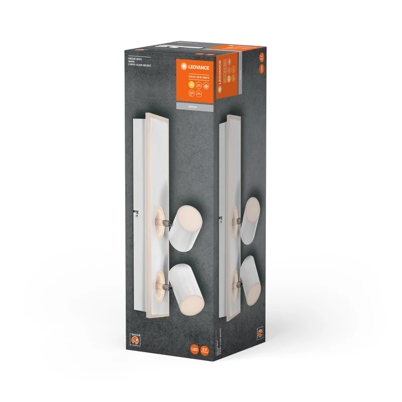 LEDVANCE SPOT DÉCOR MARS Plafonnier, 29W, 1.490lm, blanc