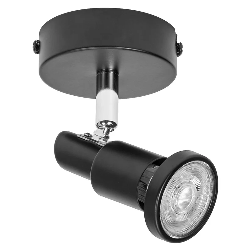 LEDVANCE LED SPOT GU10 Plafonnier 1 x 3,4W, 230lm, noir