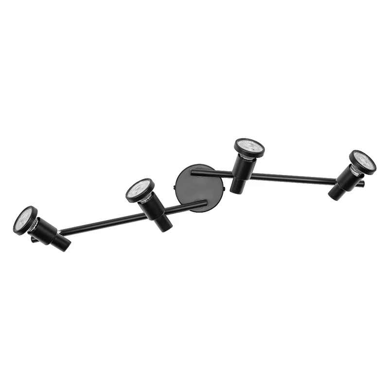 LEDVANCE LED SPOT GU10 Plafonnier 4 x 3,4W, 920lm, noir