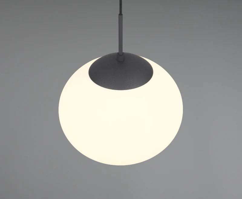 Suspension noir verre pour Chambre