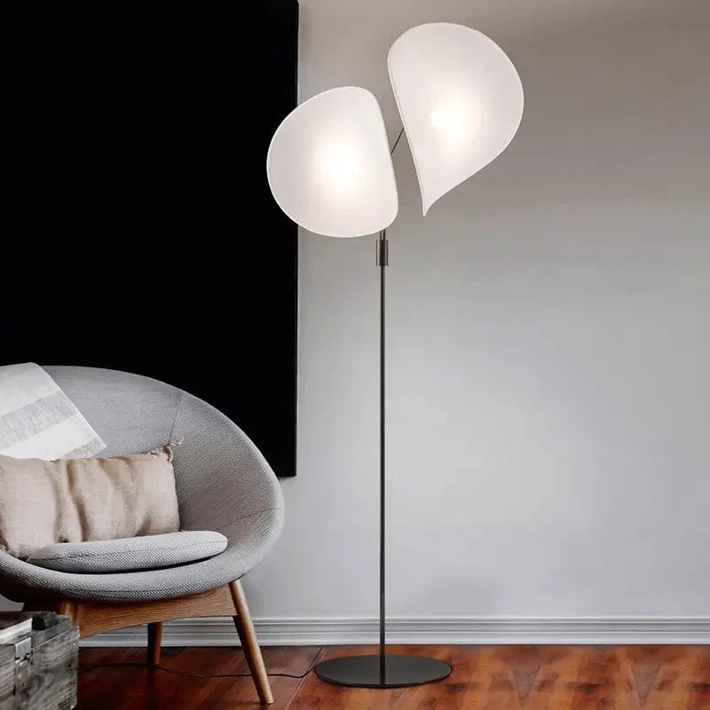Lampadaire LED Moderne Blanc pour Salon